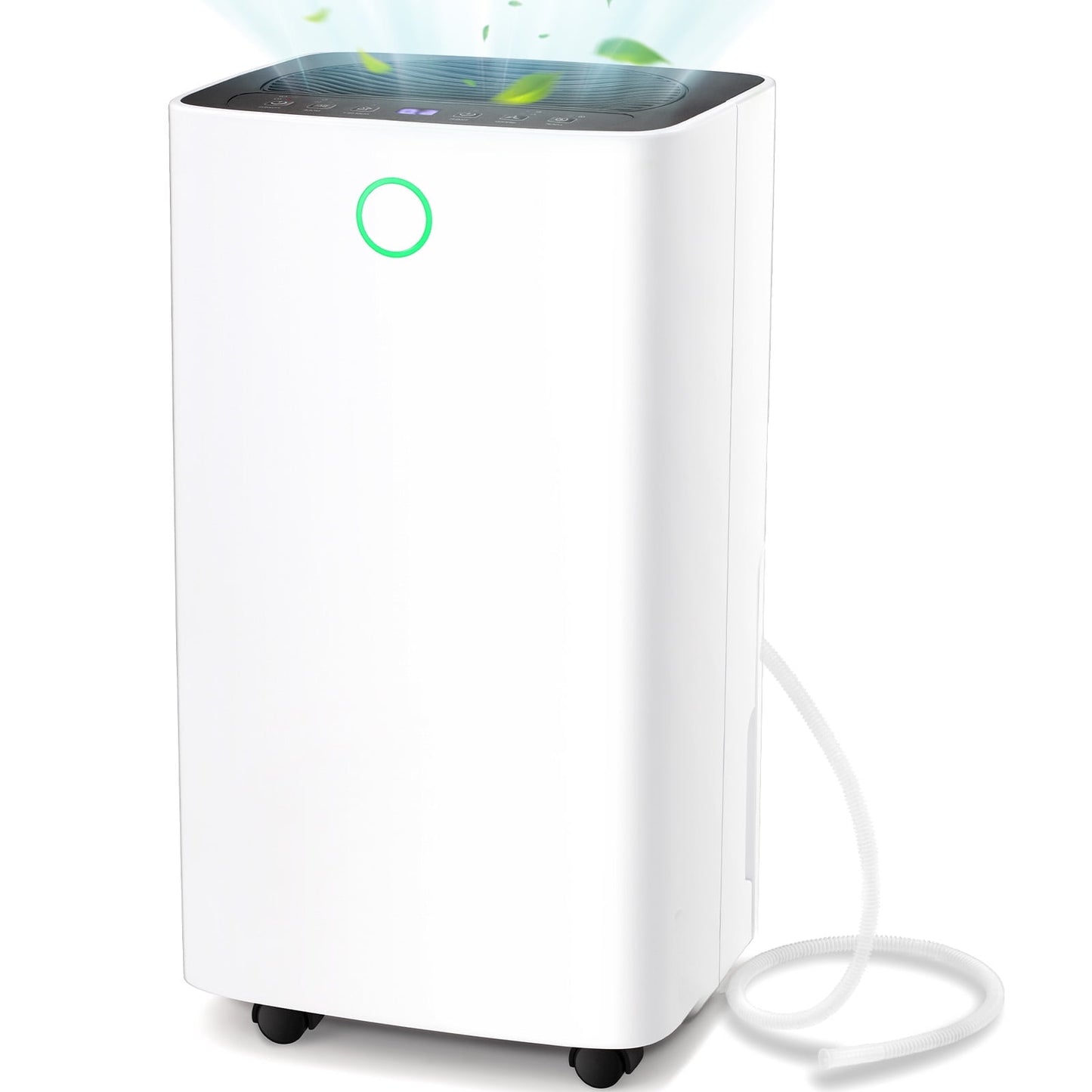 KISSAIR 9 Pints Dehumidifier, 1000 Sq. Ft Coverage Area with 24H Timer, Timer Continuous & Dry Mode, Portable Dehumidifier for Basement/Bathroom/Laundry Room