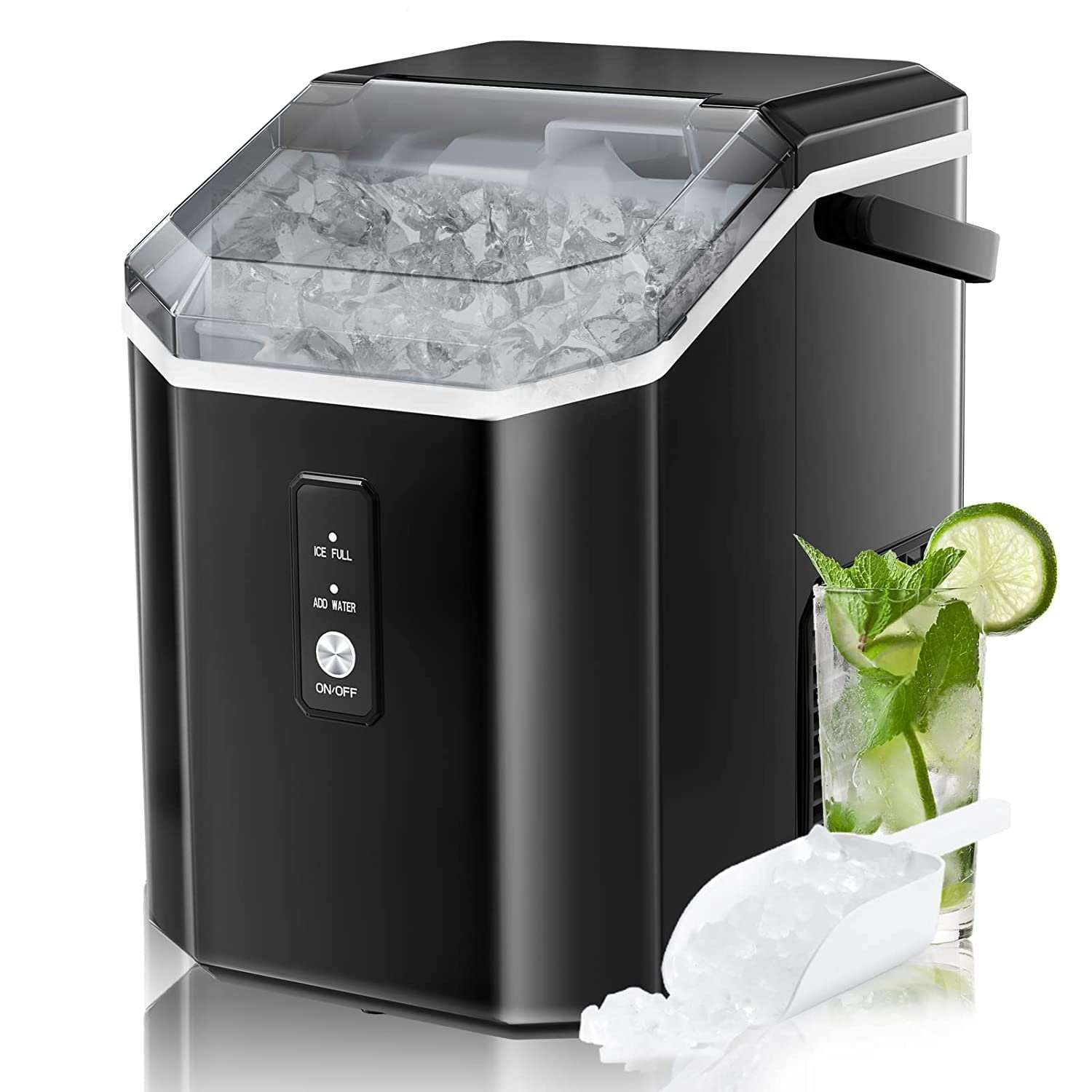  Nugget Countertop Ice Maker with Soft Chewable Pellet
