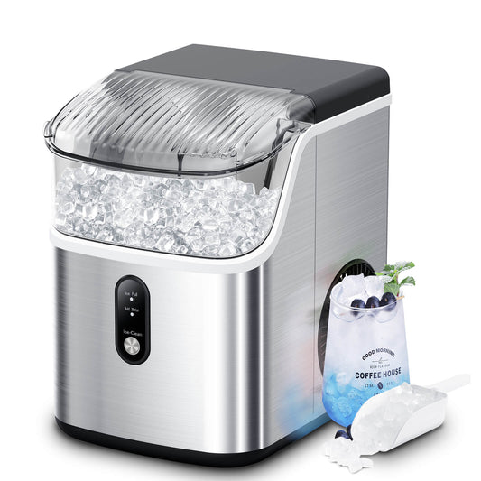 KISSAIR 34Lbs/24H Nugget Ice Maker Countertop