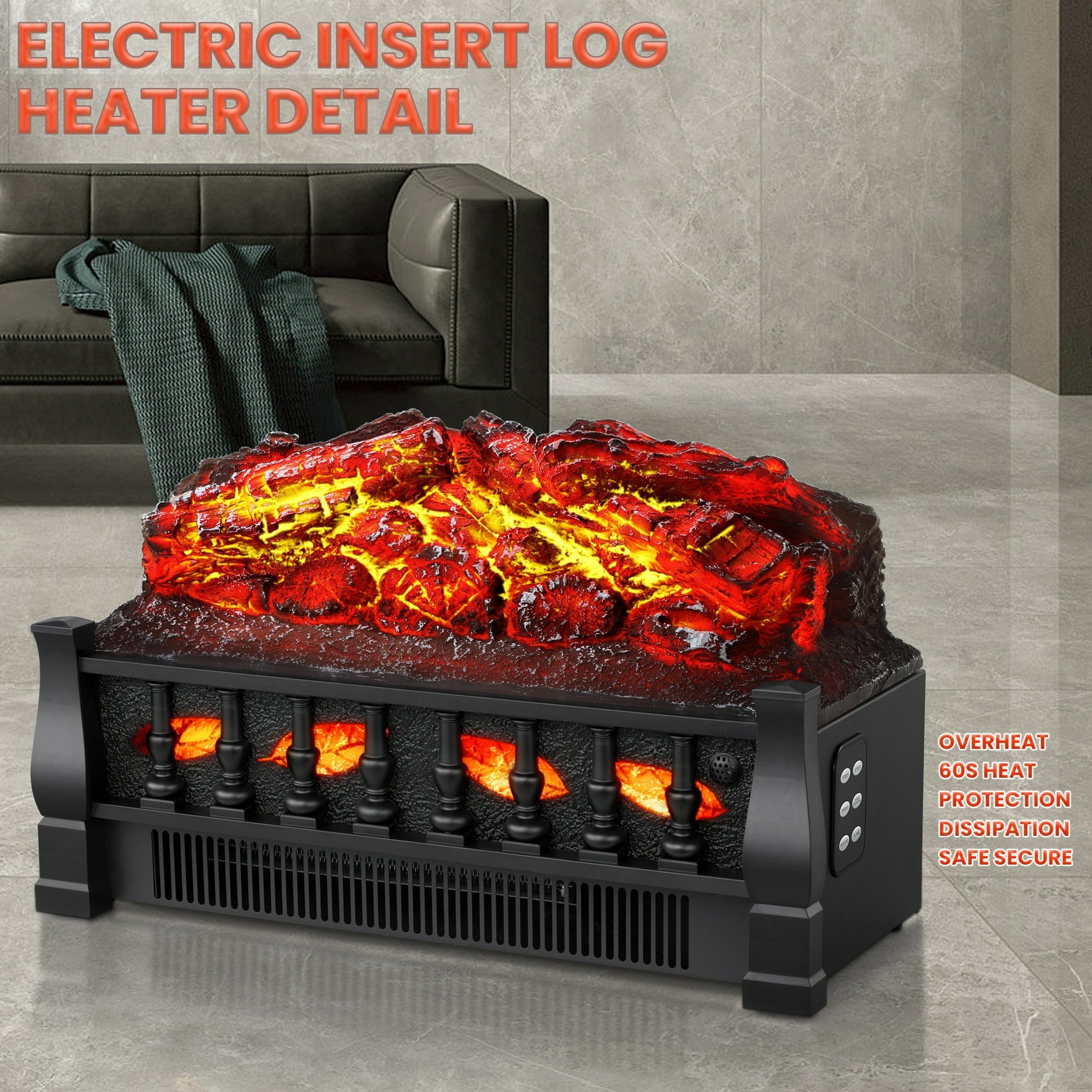 Discount Remote Control Electric Log Set