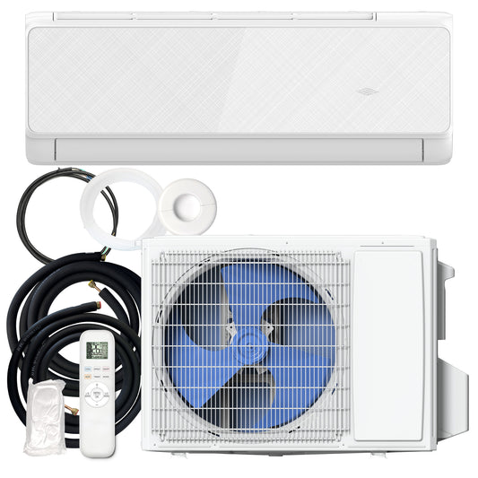 KISSAIR 12000 BTU Mini Split Air Conditioner and heat, remove control , 22 SEER2 Energy Efficient 115V ,ductless air conditioner,for750 sq.ft