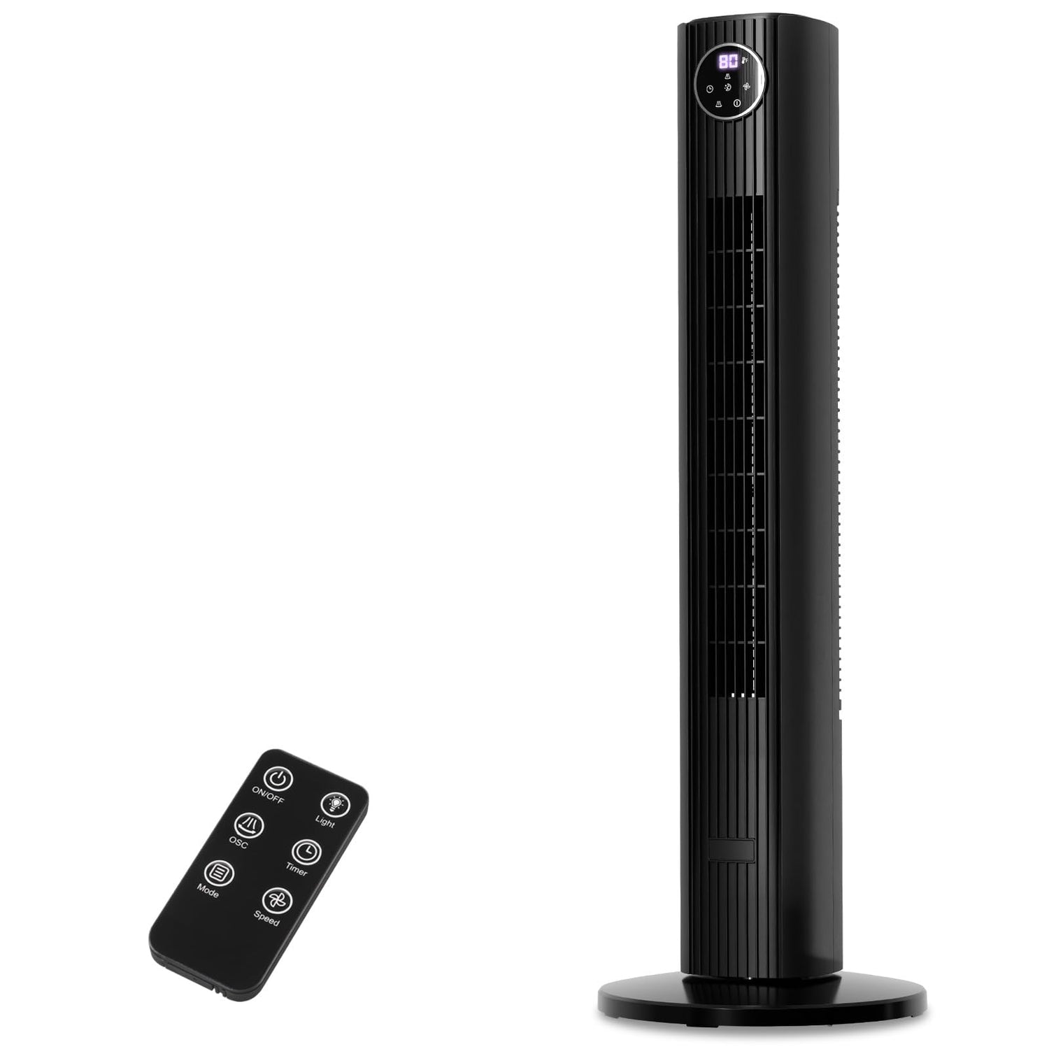 35 Inch Tower Fan 25ft/s Standing Fan 85° Oscillating Fan with 3 Speeds and 4 Modes 5323