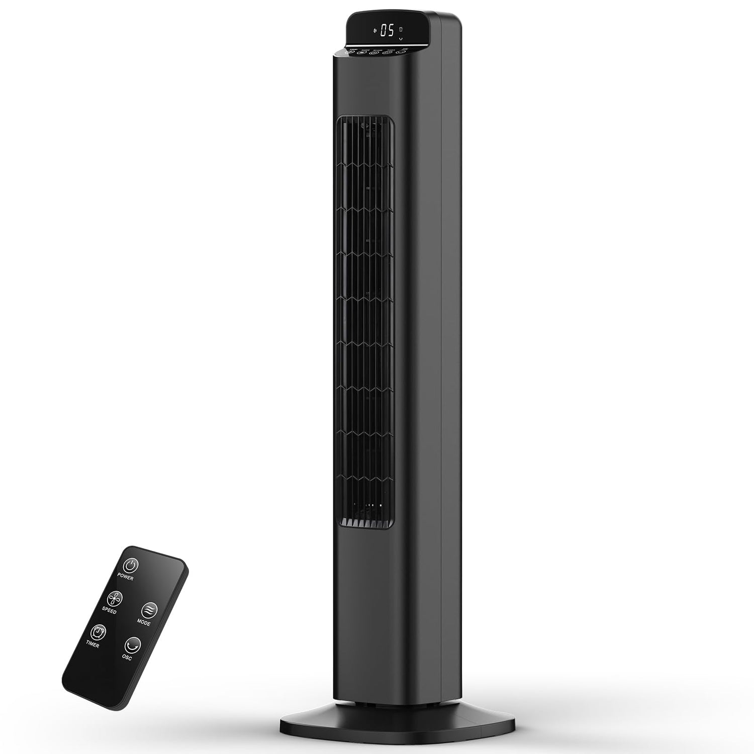 36 Inch Tower Fan 80°Oscillation Fan with 5 Speeds 3 Modes and 12H Timer 6319