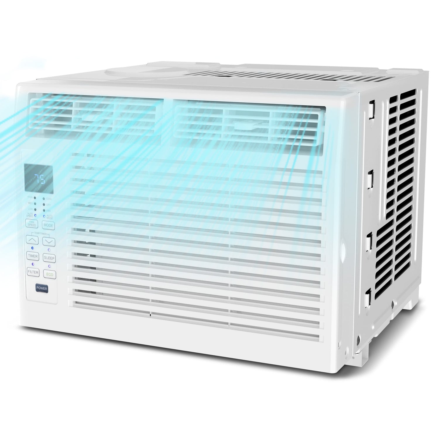 KISSAIR 5,000 BTU 115V U Shaped Window Air Conditioner, for Small Room AC Unit air conditioner Easy Installation, Cools up to 150 Sq. Ft
