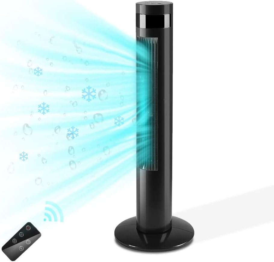 36 Inch Tower Fan with 3 Modes 3 Speeds and Remote for Home and Office 5312H