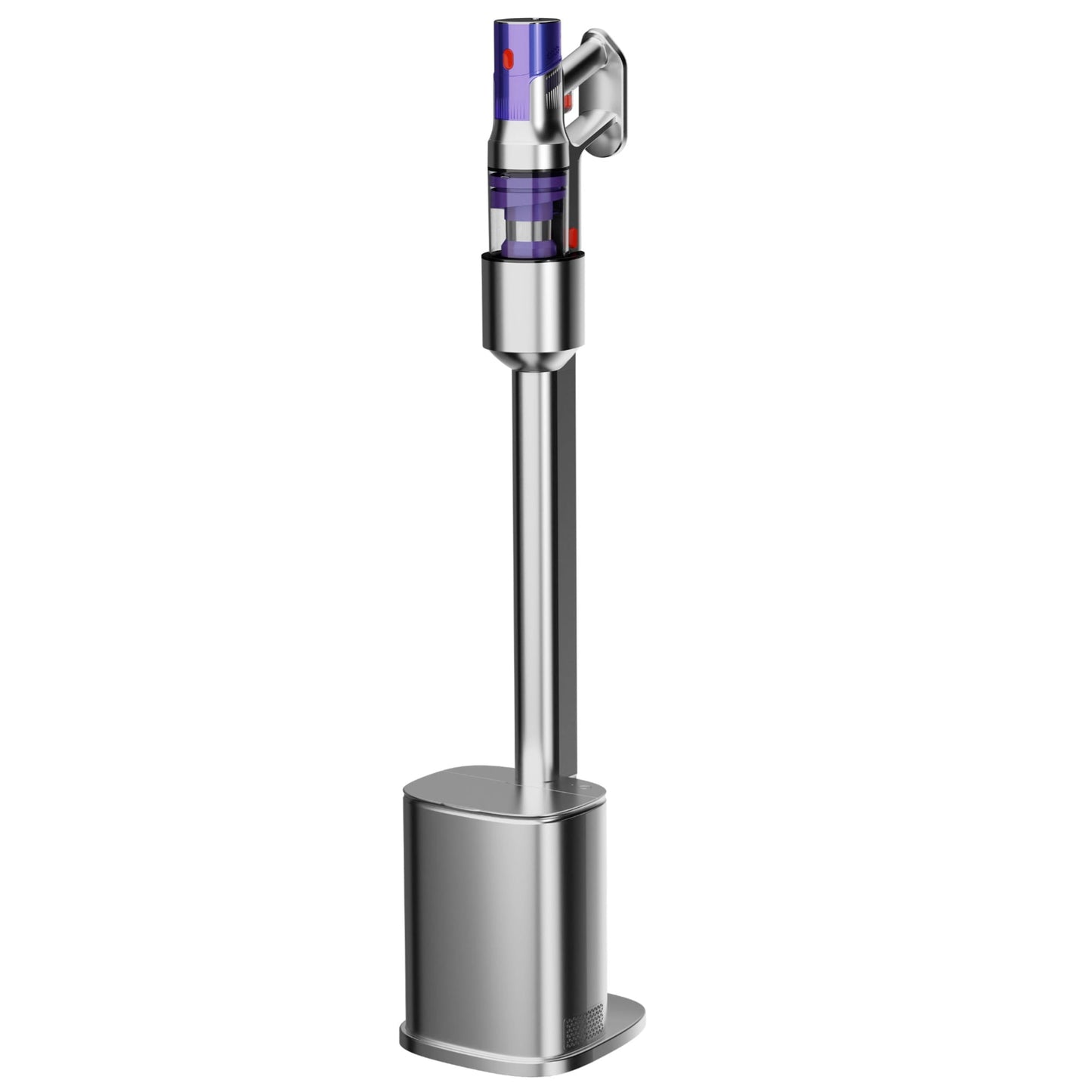KISSAIR Clean & Empty Cordless Stick Vacuum – Lightweight Cordless with HEPA Filter, Portable, Rechargeable, Auto-Empty System, Stick Vacuum for Pet Hair, Carpets & Hardfloor, Purple