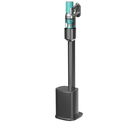 KISSAIR Cordless Vacuum Cleaner with Auto-Empty System, PowerDetect Clean & Empty, DuoClean Detect Nozzle & MultiFlex, Powerful Suction, HEPA Filter, Pet Hair Pickup, Carpets, Hardwood, Tiffany Green