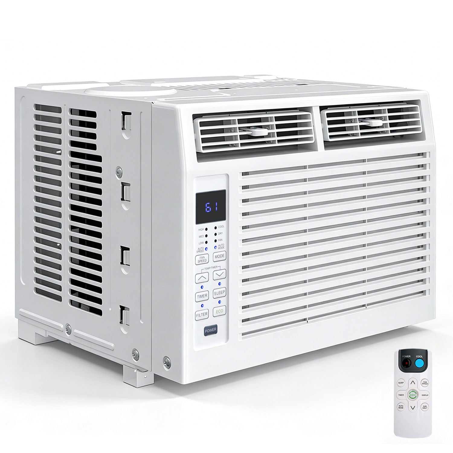 6000 BTU Window Air Conditioner 3-in-1 Cool up to 250 Sq. Ft