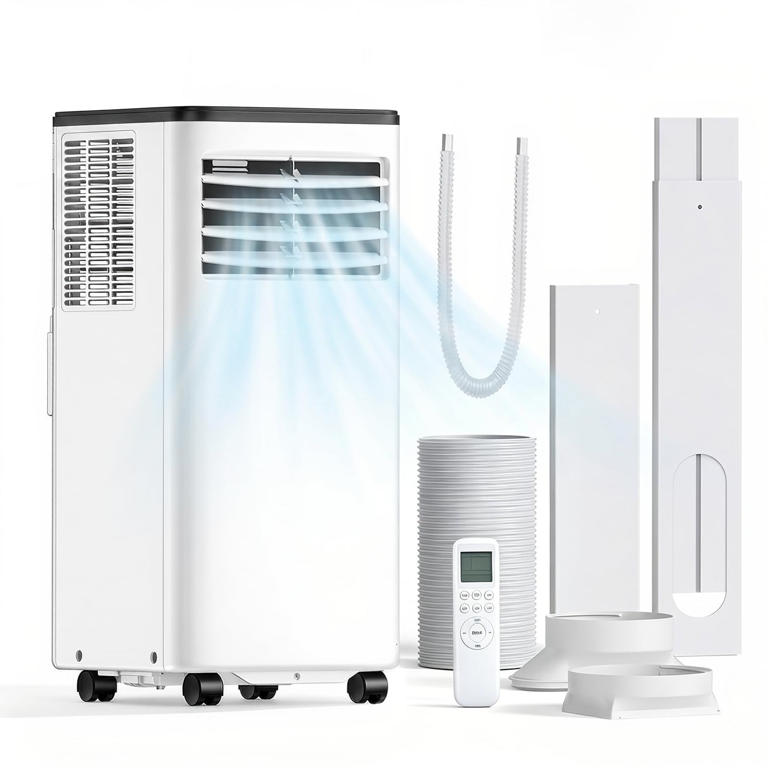 8000 BTU Portable Air Conditioner, 4-in-1 Portable AC Unit Cool up to 350 Sq.Ft AC7205
