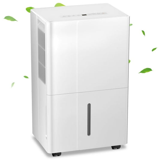 KISSAIR 9 Pints Dehumidifier, 1000 Sq. Ft Coverage Area with Timer Continuous & Dry Mode, 24H Timer, 2L Water Tank, Portable Dehumidifier for Basement/Bathroom/Laundry Room