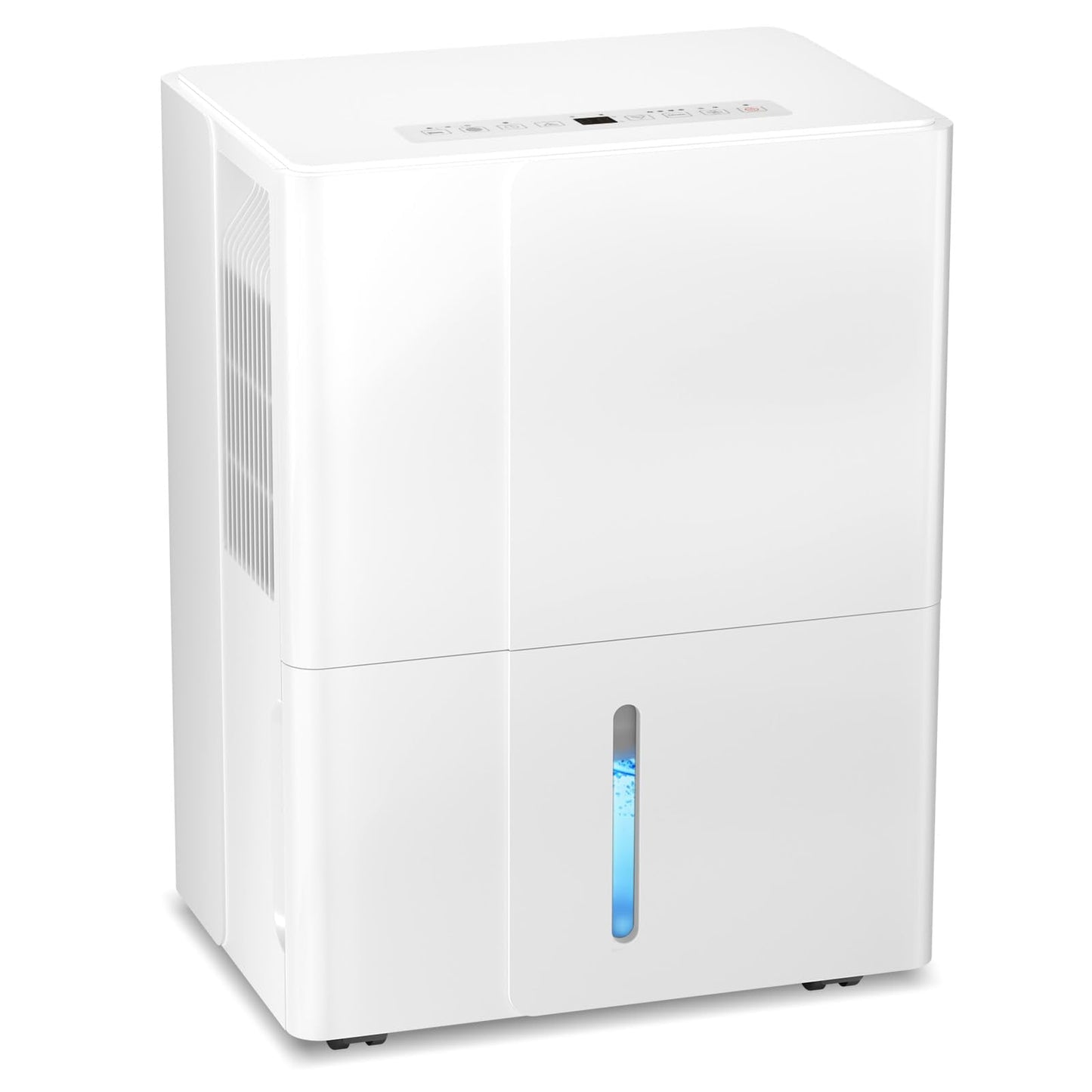 KISSAIR 22 Pints Dehumidifier, 3000 Sq. Ft Coverage Area with 1.2 gal Water Tank, 24H Timer, Auto Defrost & Drain, Portable Dehumidifier, Basement, Bathroom, Laundry Room