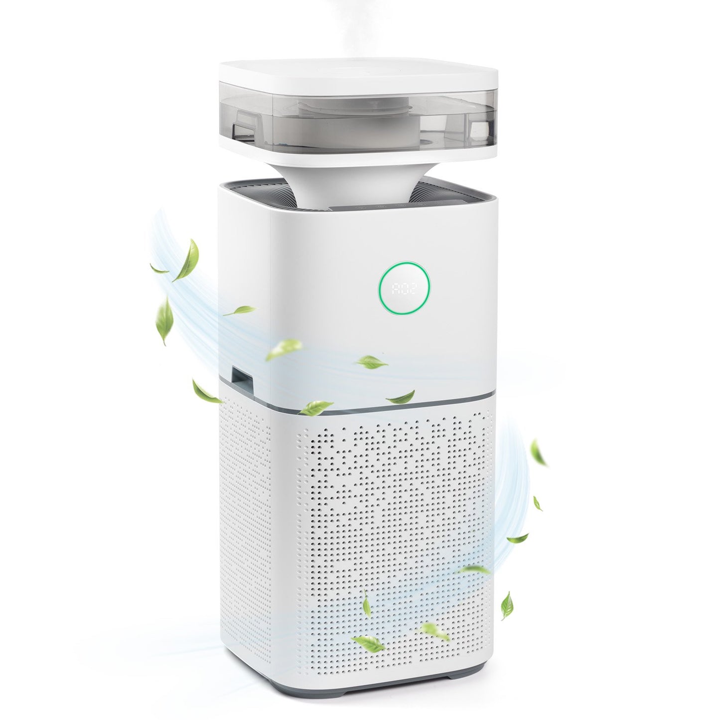 KISSAIR 2-in-1 Air Purifier and Humidifier, Covering 2676Sq.ft, H13 High-efficiency Filter, Up to 99.97% Air Filter, Home/Office/Renovated Space