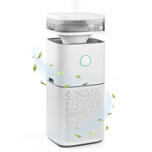 KISSAIR 2-in-1 Air Purifier and Humidifier, Covering 2676Sq.ft, H13 High-efficiency Filter, Up to 99.97% Air Filter, Home/Office/Renovated Space