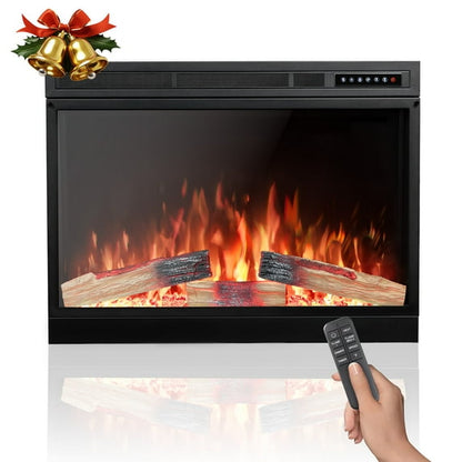 KISSAIR 39” Electric Fireplace Insert 750W 1500W Touch Screen with Remote Control