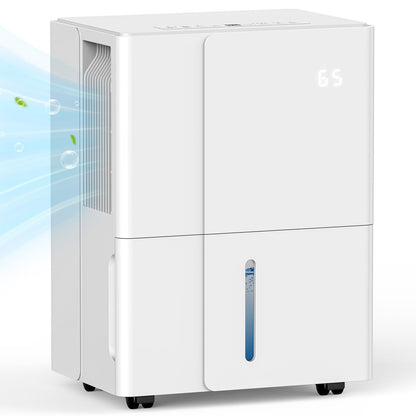 KISSAIR 22 Pint Home Dehumidifier with Drain Hose, 2100 sq ft Coverage Area with Auto Defrost, Energy Star, 24h Timer, Basement/Laundry Room/Bedroom