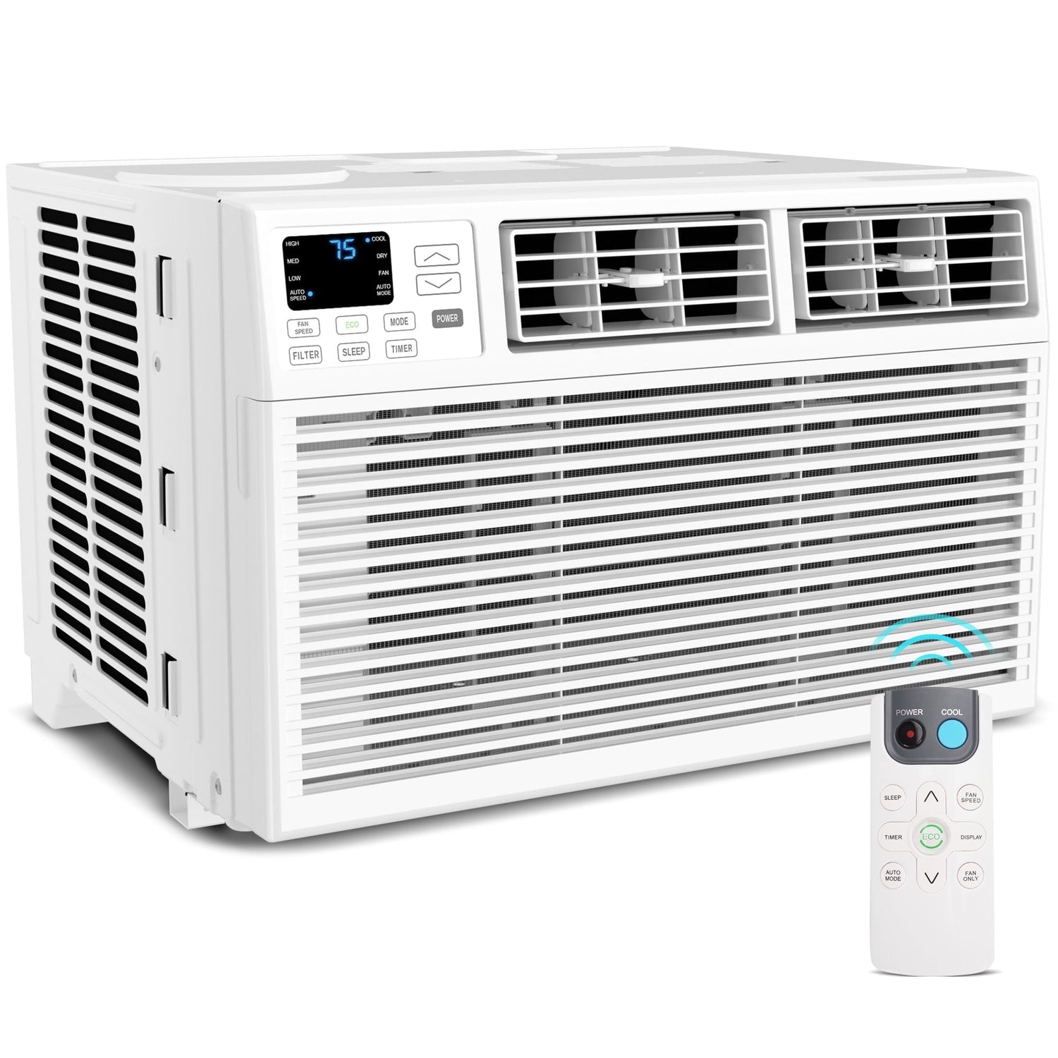 KISSAIR 10,000 BTU 115V U Shaped Window Air Conditioner, for Small Room AC Unit air conditioner Easy Installation, Cools up to 450 Sq. Ft