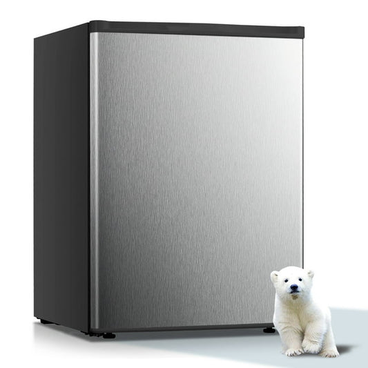 KISSAIR Mini Freezer Countertop, Energy Saving 2.1 Cu.Ft Compact Upright Freezer, with Reversible Door Small Freezer (Silver)