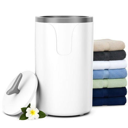 KISSAIR Towel Warmer, 20L Electric Hot Towel Warmer Bucket with 2 Heating Modes, Adjustable Timer, LED Display, Fragrance Holder