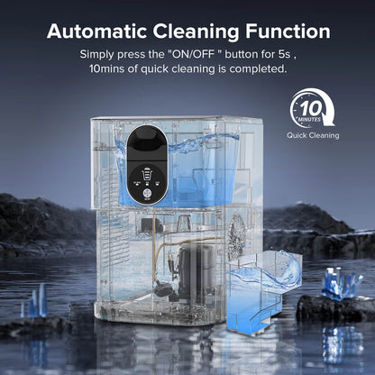 KISSAIR 44 Lbs/24H Nugget Ice Maker Countertop Dispenser