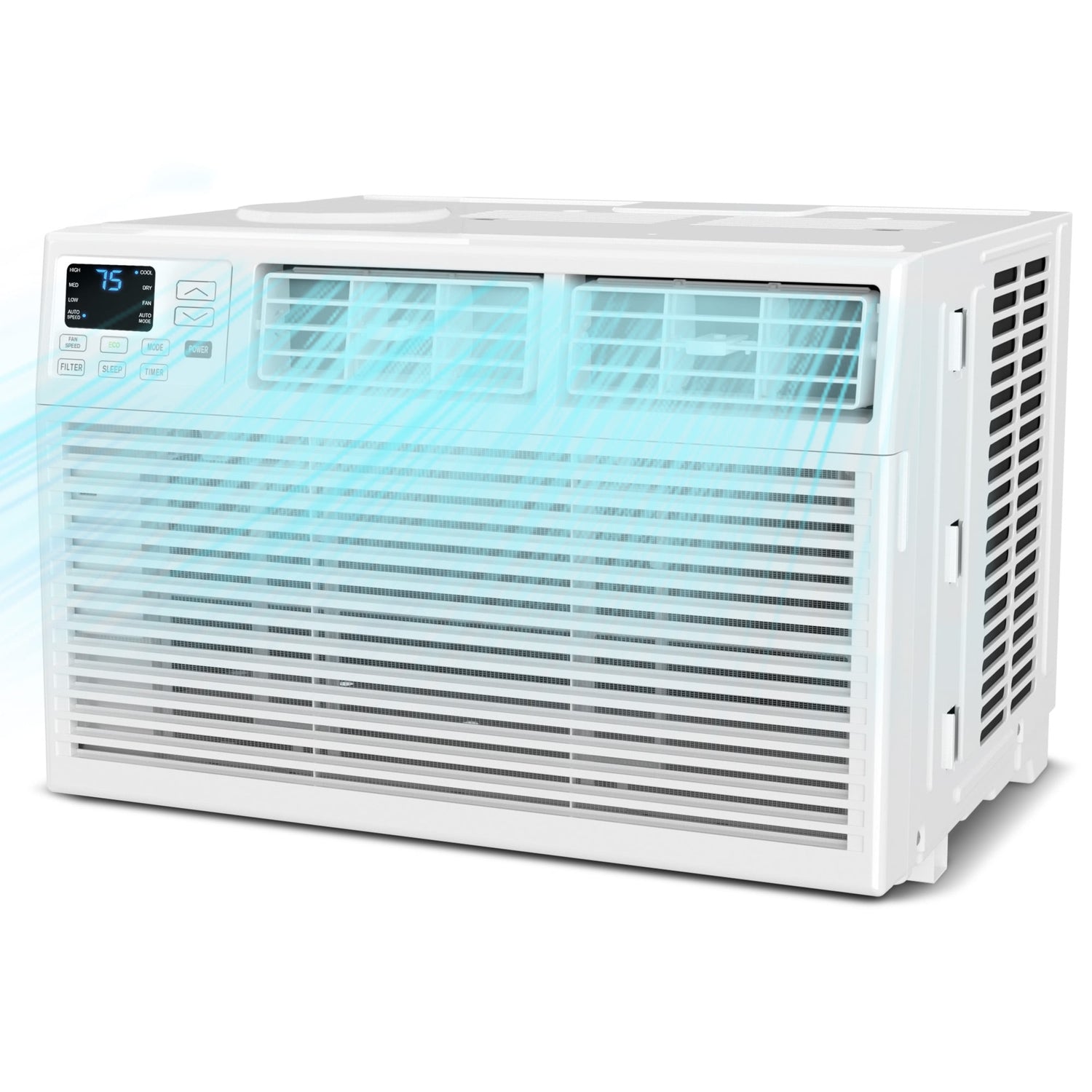 KISSAIR 10,000 BTU 115V U Shaped Window Air Conditioner, for Small Room AC Unit air conditioner Easy Installation, Cools up to 450 Sq. Ft